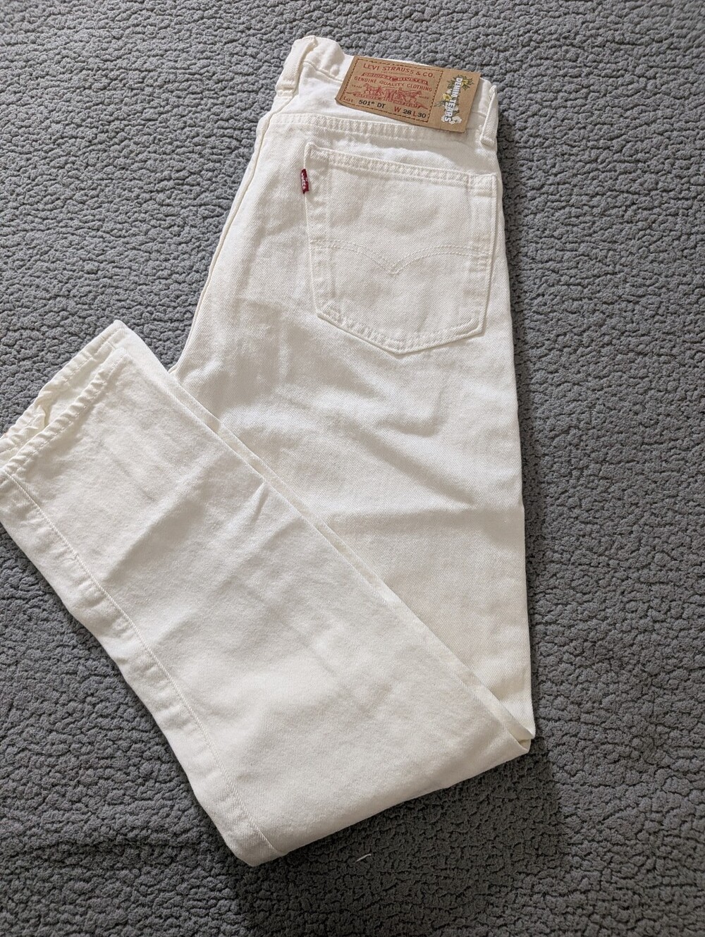 Levi’s 501 x Denim Tears White Jeans W28 L30 NWOT